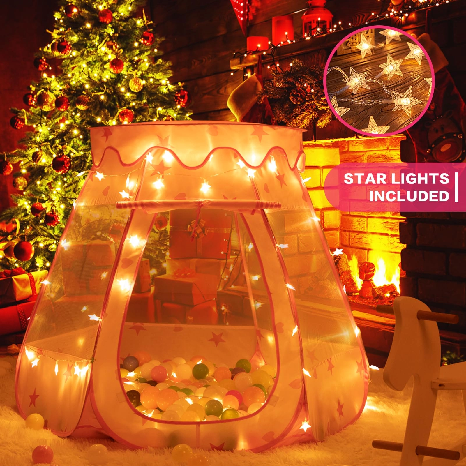 Pop Up Princess Play Tent