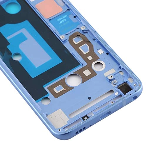 Front Housing LCD Frame Bezel Plate - Baby Blue for LG Q7 / Q610 / Q7 Plus / Q725 / Q720 / Q7A / Q7 Alpha