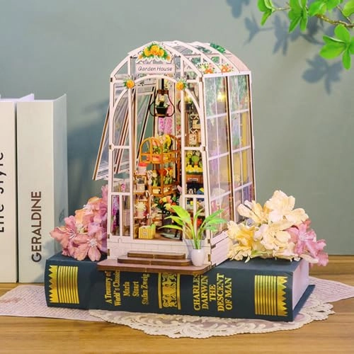 Book Nook Kit - 3D DIY Miniature Garden House