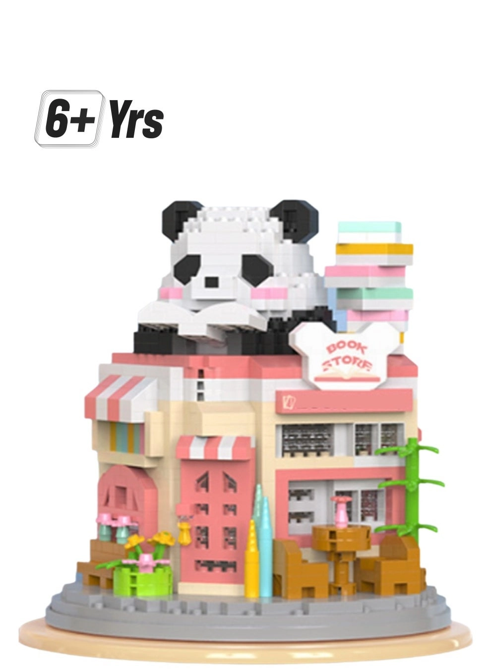 Generic Panda Bookstore - Panda 872pcs