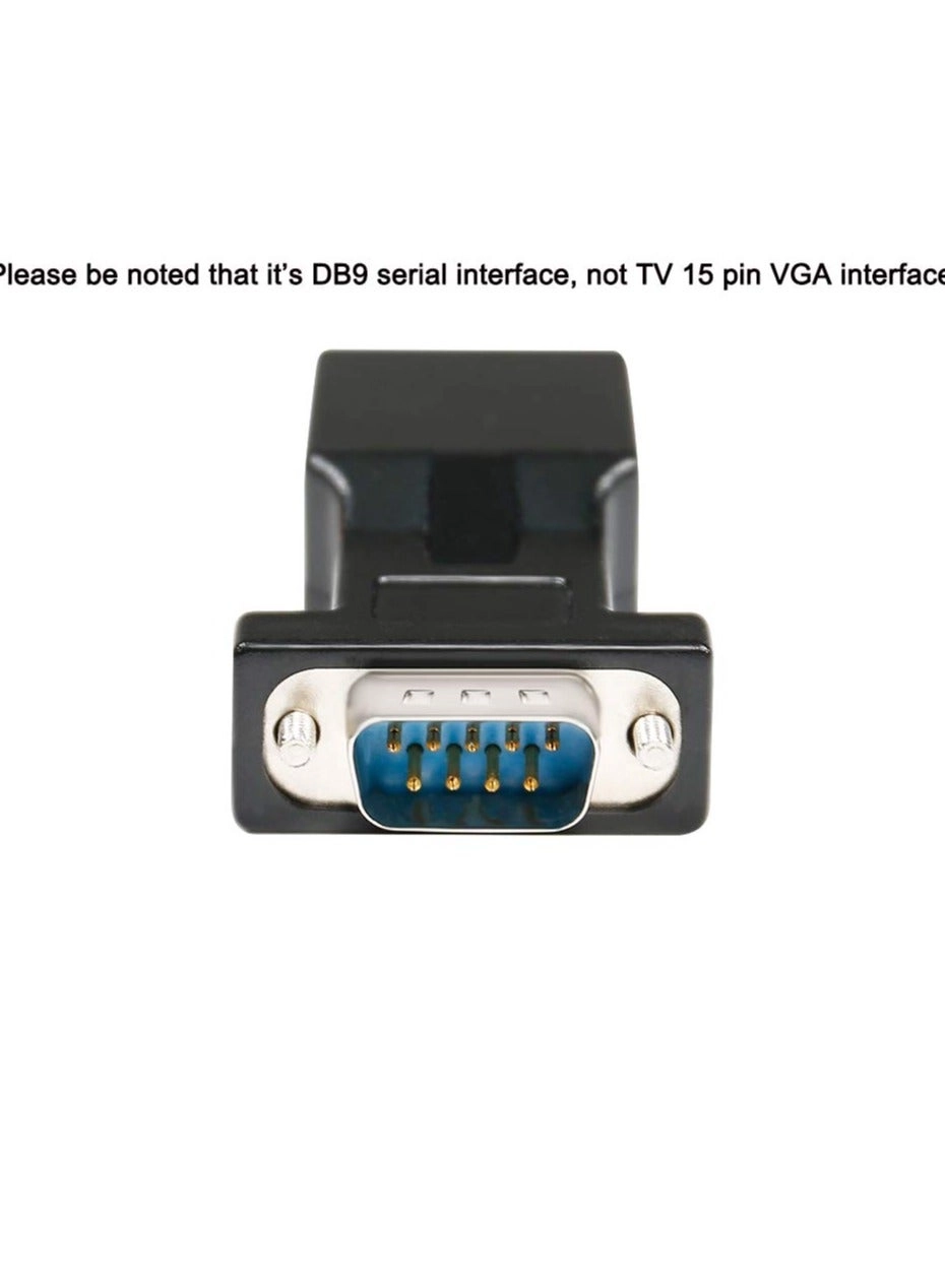 DB9 to RJ45 Serial Adapter - RS232 Male to RJ45 Female