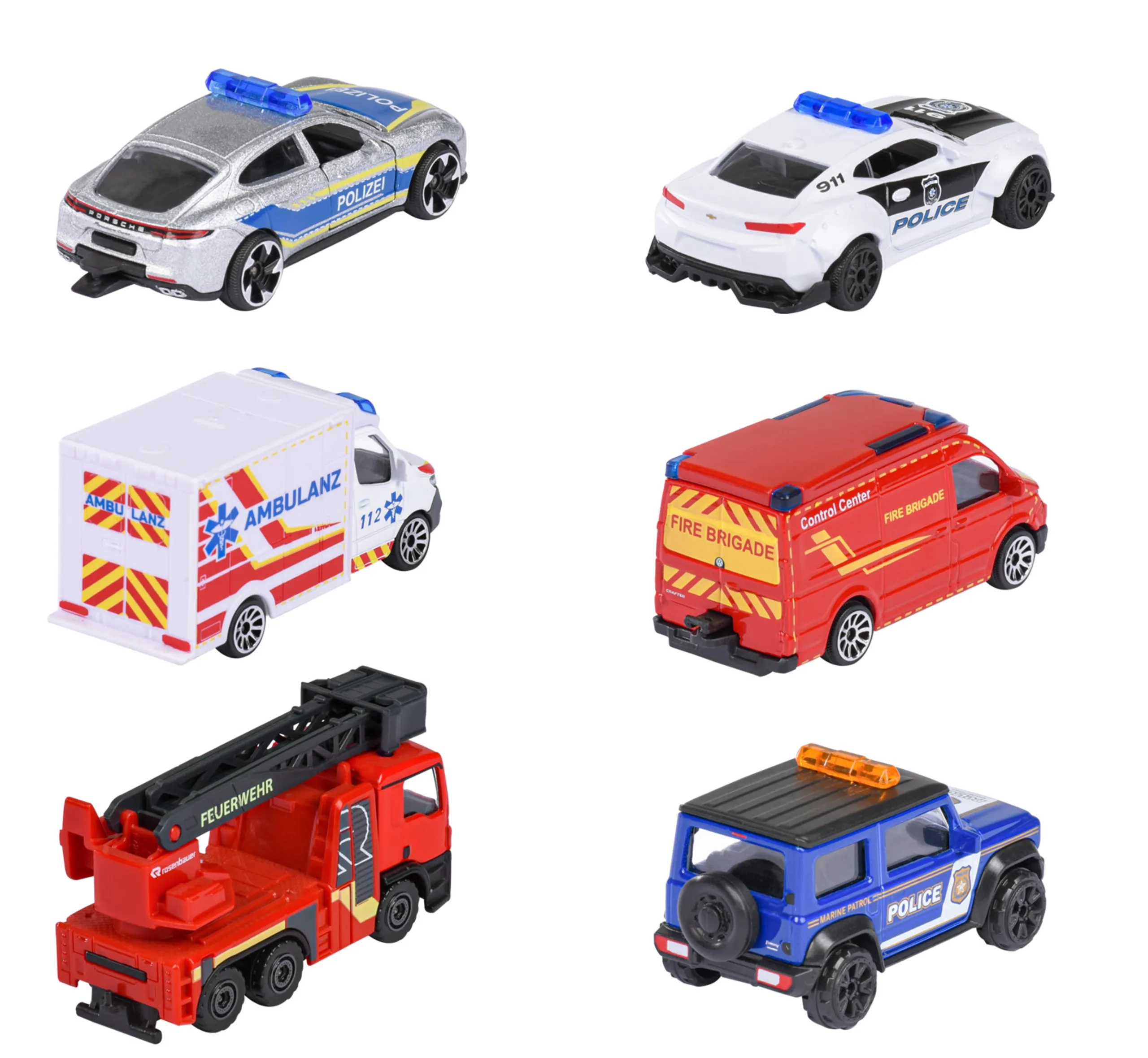 Rescue Vehicle - 1:64 3pcs Set
