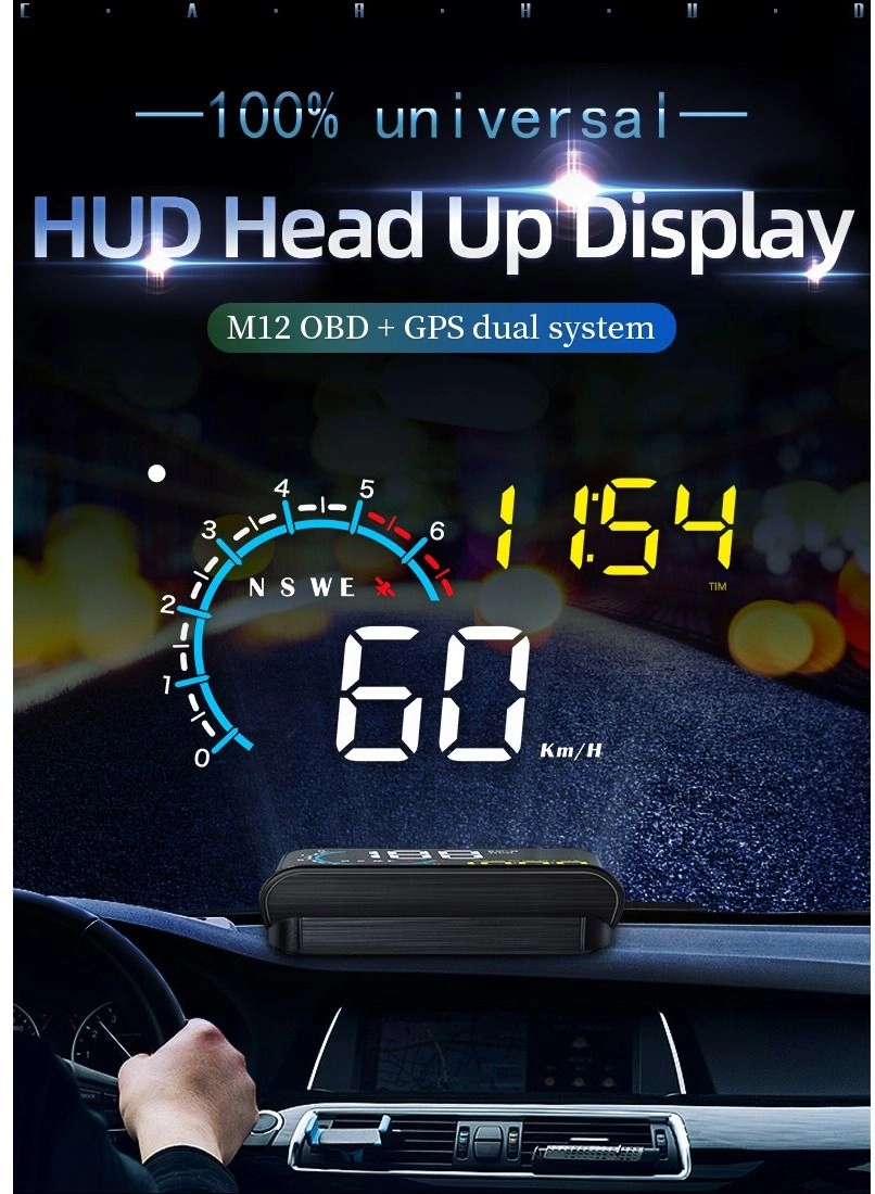 Head Up Display - M12 Vehicle Speed Meter