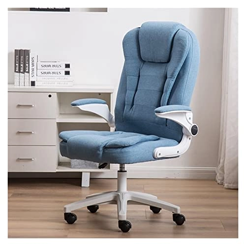 Desk Chair - PU Leather Brown High Back