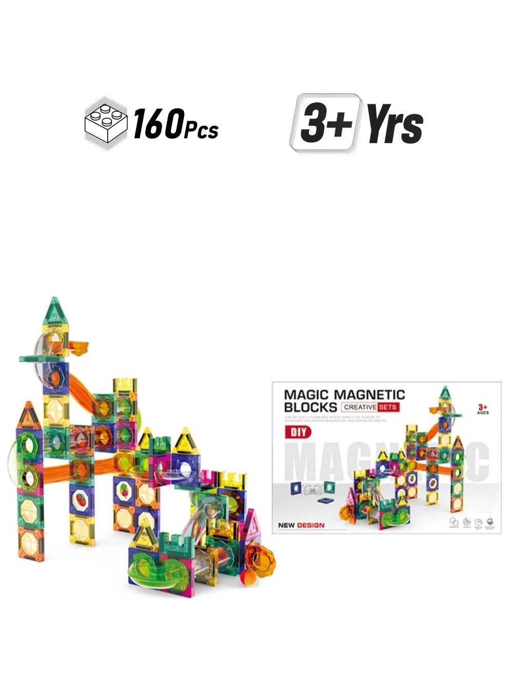 Slide Ball Magnetic Blocks - 25 pcs