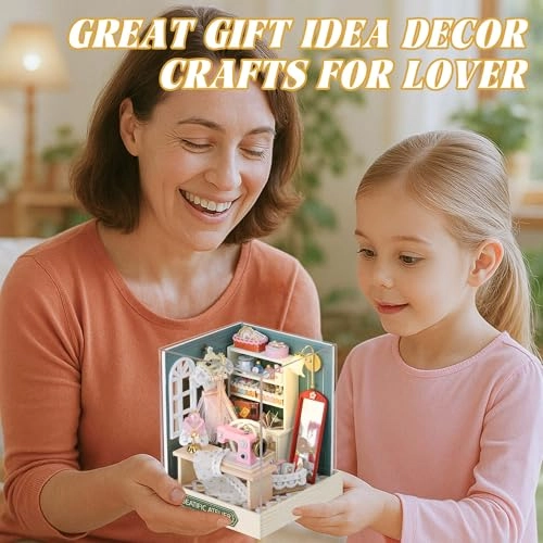 DIY Miniature House Kit - Vintage Coffee Shop