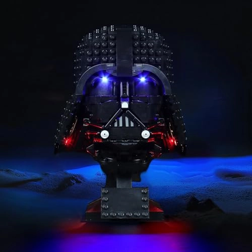 Brickshining LED Lighting Compatible with Lego Darth Vader Helmet 75304