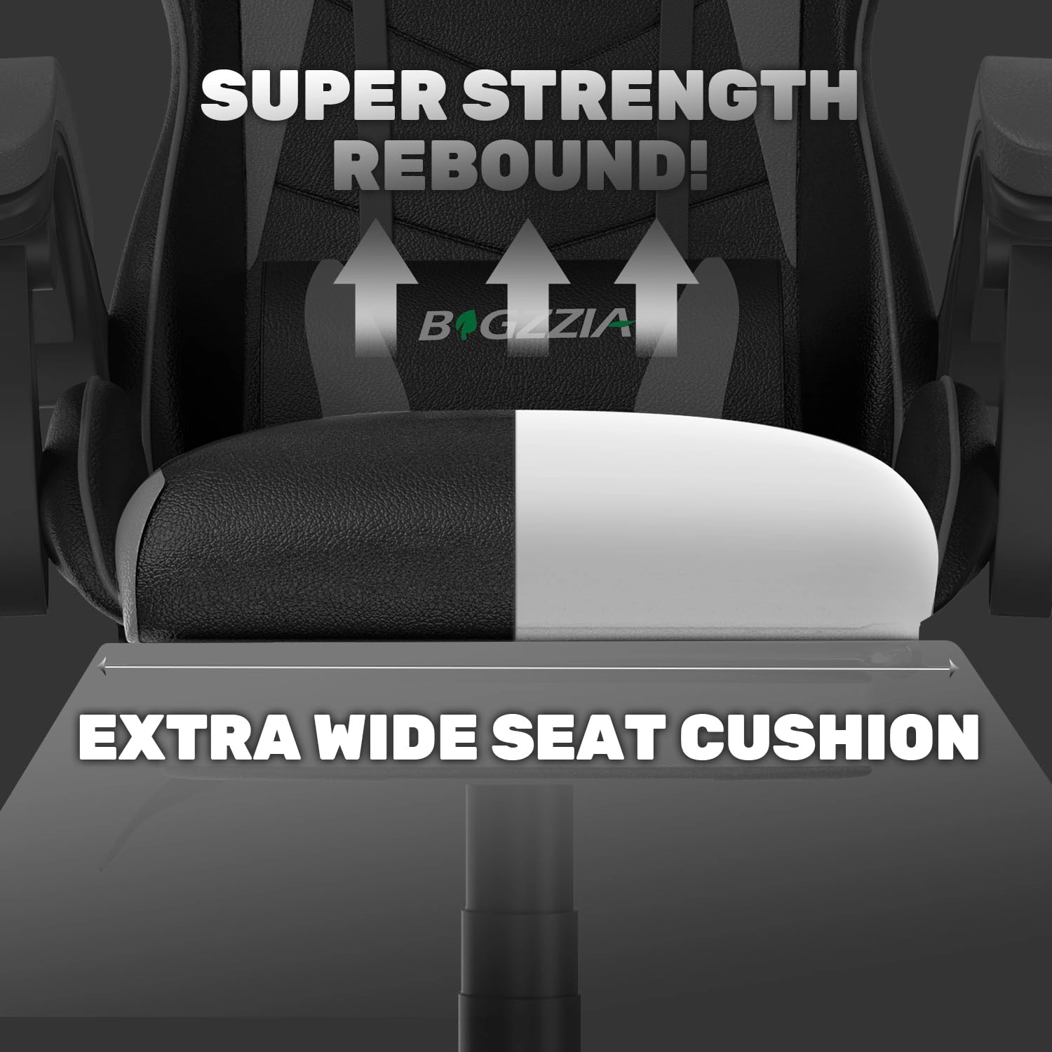 A gaming chair - Adjustable Height Reclining Feature