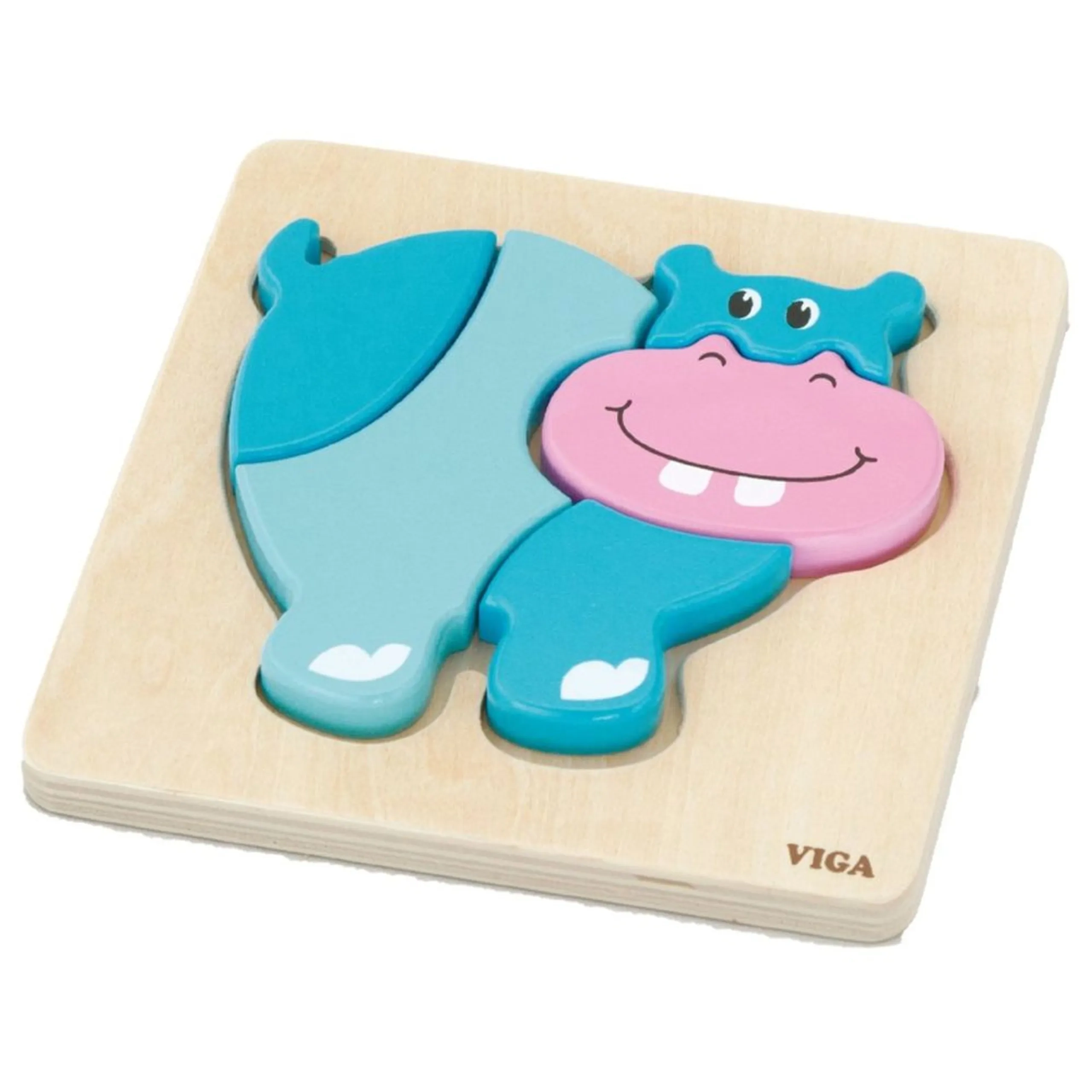 Shape Block Puzzle - Hippo - 3 +