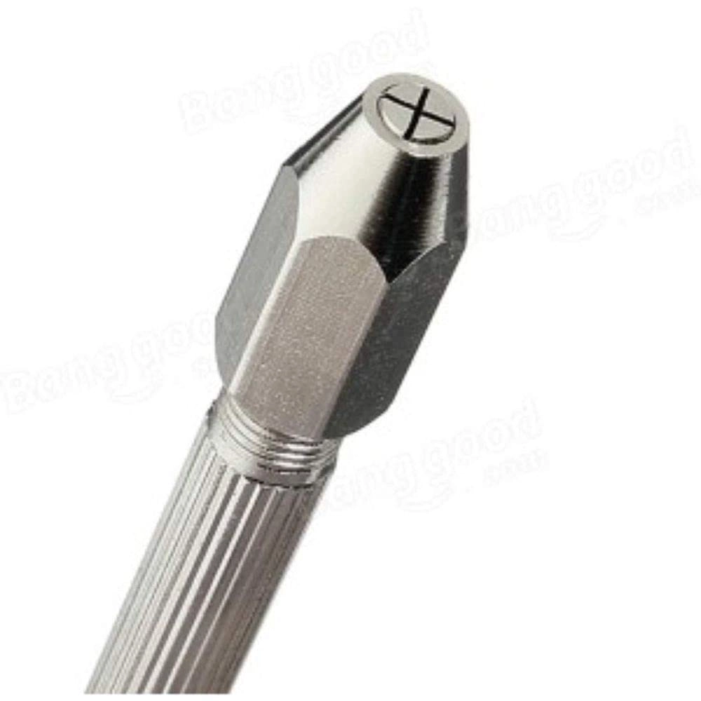 Hand Drill Bits - 2 Pcs + Precision Pin Vise + Double Ended Chucks - 2 Pcs