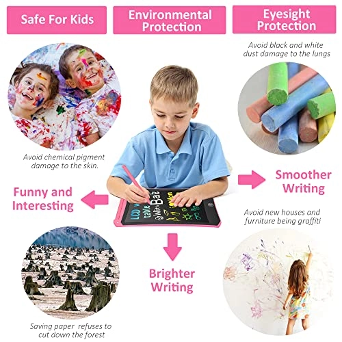 LCD Writing Tablet - 3-6 Years Old 5 pieces