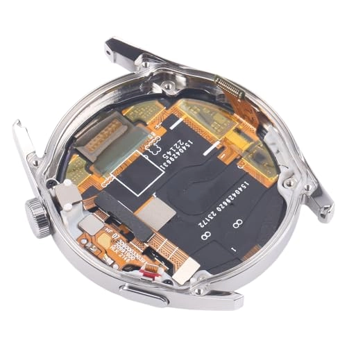 LCD Screen Digitizer Full Assembly for Huawei Watch GT 3 46mm - Single Cable Edition Black