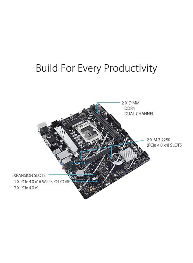B760M-K - LGA 1700 PCIe 4.0 2.5Gb Ethernet