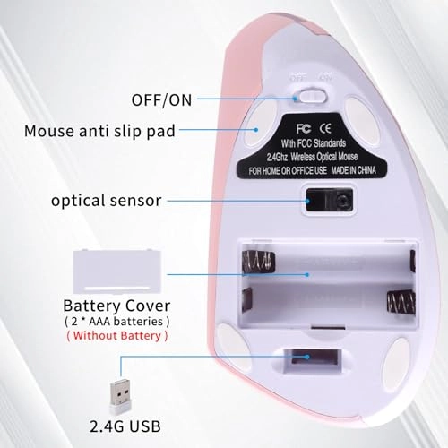 Left Handed Vertical Ergonomic Mouse - USB