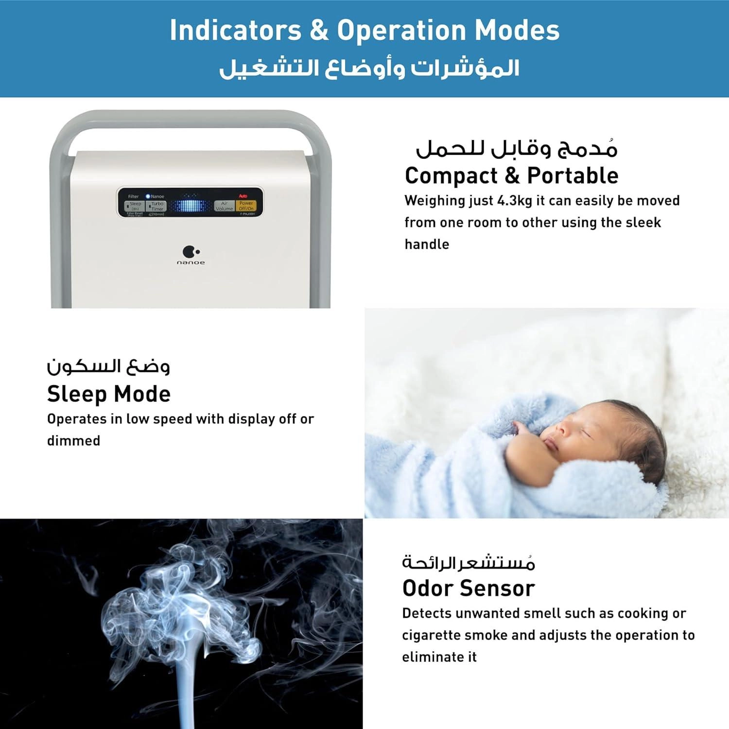 FPXJ30MH - Air Purifier Grey