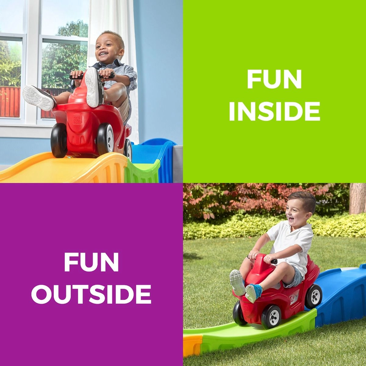 Up & Down Roller Coaster - Over 10 feet (3 meters) track Suitable for ages 2 - 5 years