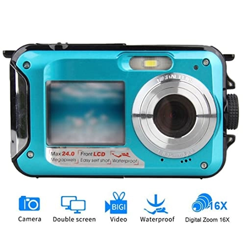 Underwater Digital Camera - 48MP Dual Screen