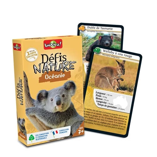 Nature Challenges Animal Oceania - Card Game