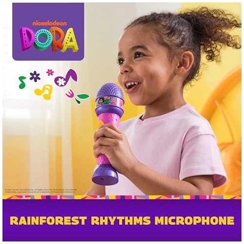 Dora Rainforest Rhythm Microphone - 3 years+