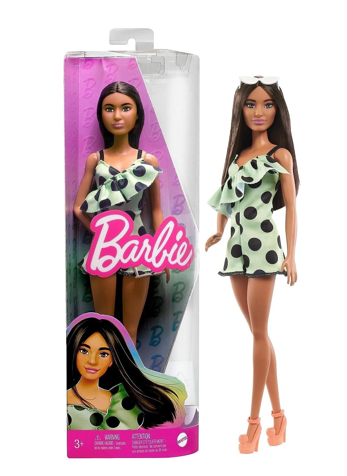 Barbie Fashionistas - Polka Dots Lime Green