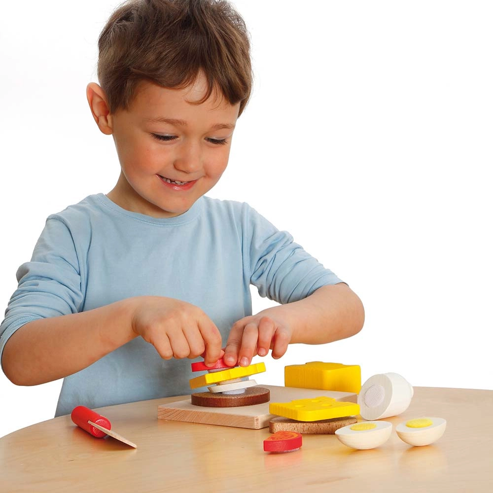 Sandwich Cutting Set - Wooden (TBOX-28205)