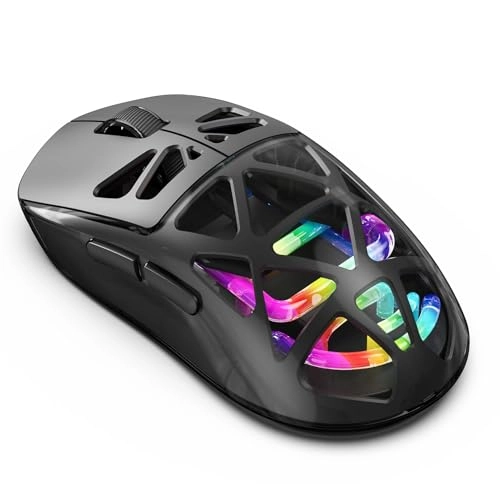 Transparent Wireless Dual-Mode Mouse - BT5.0 2.4G