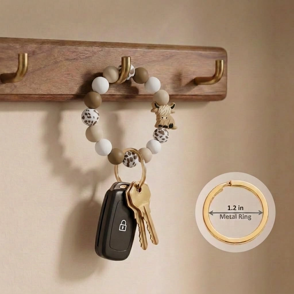 Key Ring Bracelet - Car