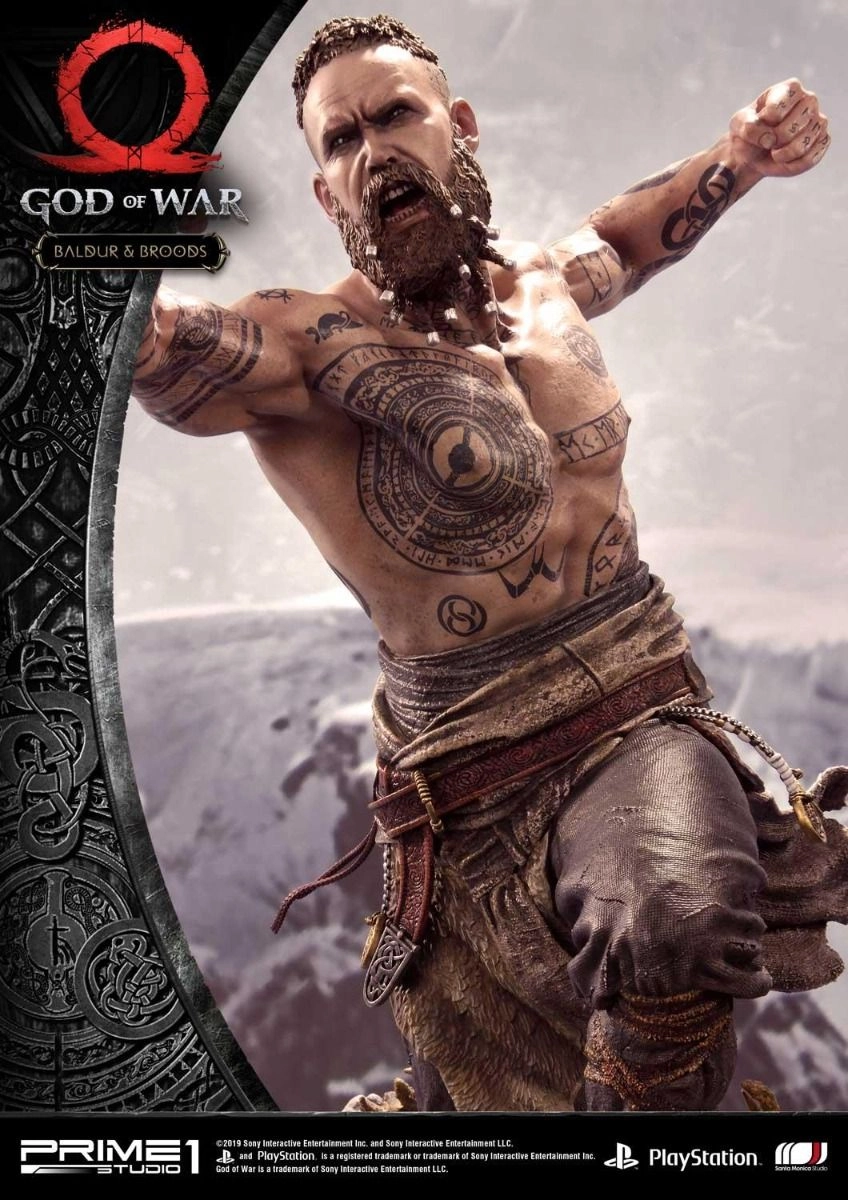 Baldur & Broods Statue - God Of War (62.2 cm)
