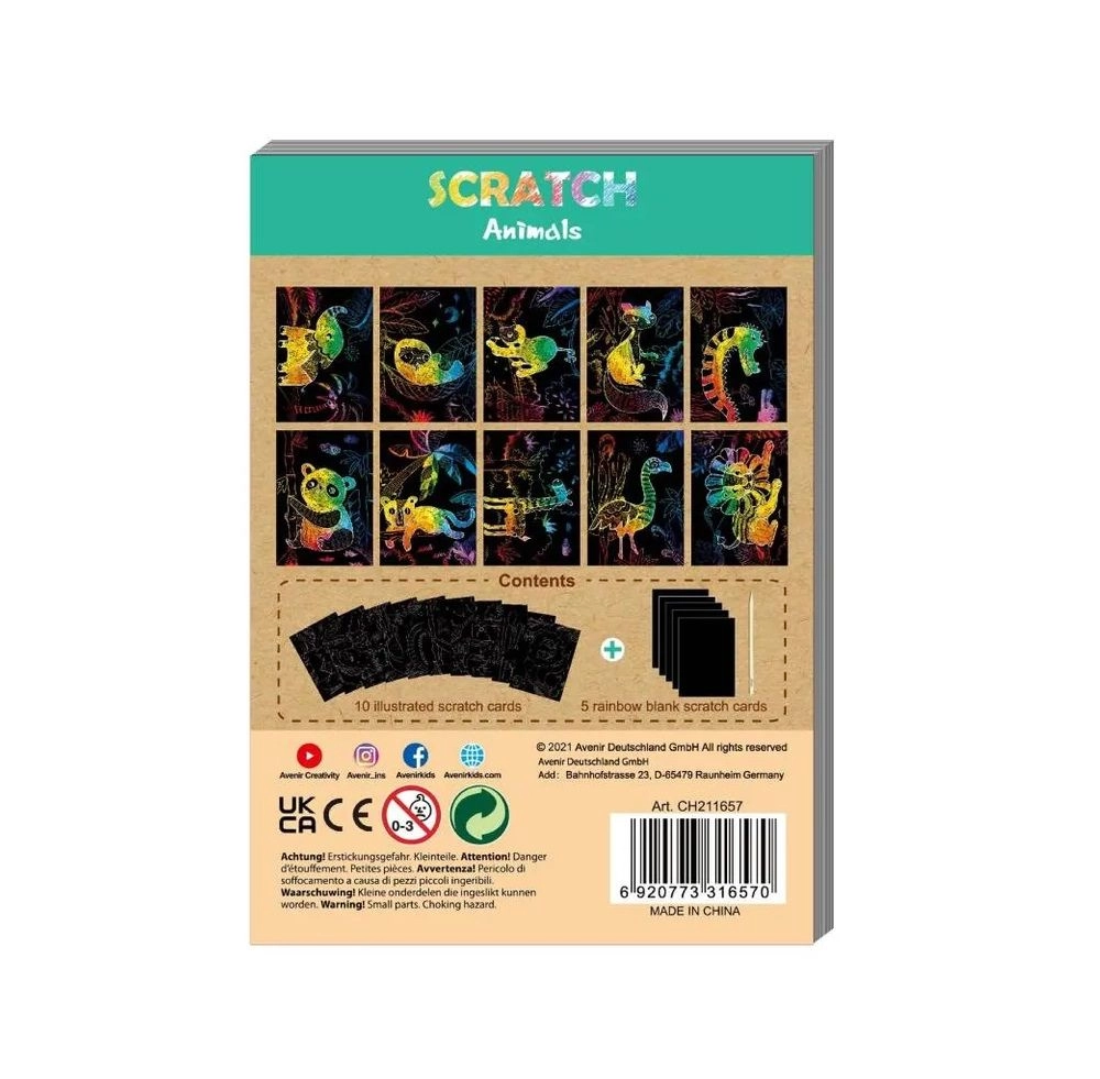 Mini Scratch Book Unicorns - 3+ years