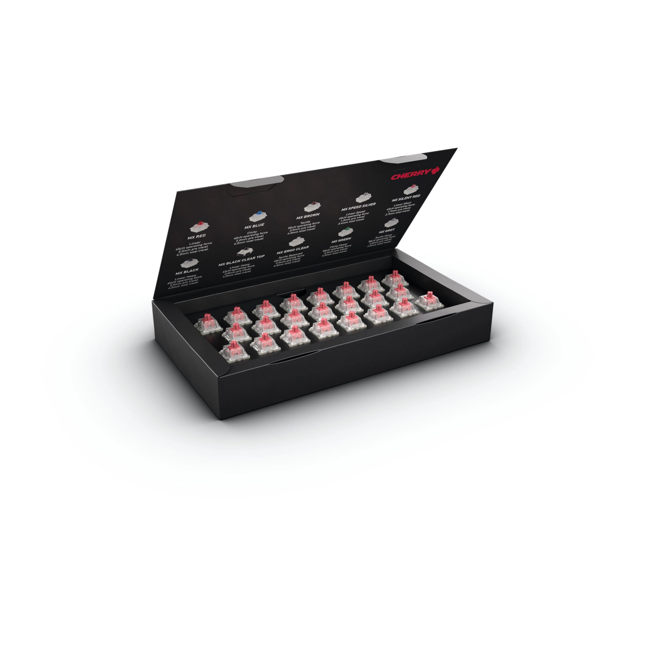 Cherry Europe GmbH MX RGB SILENT RED - 23 piece(s)