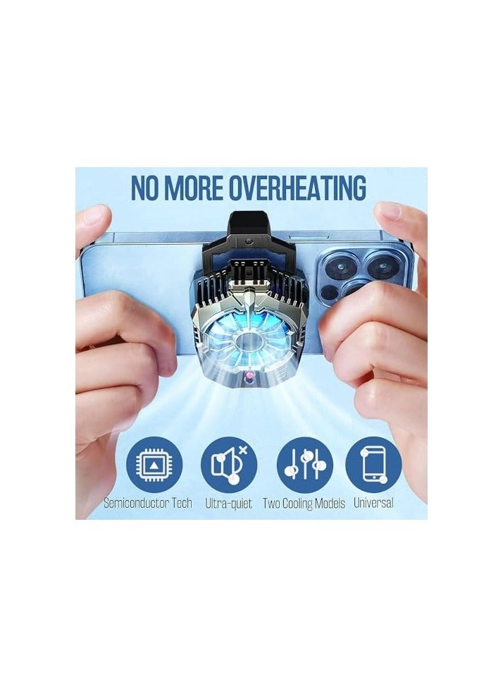 Phone Cooler - LED Light Dual Engine