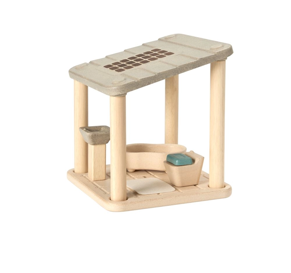 Planspace Wooden Bathroom Set - 4 Pcs