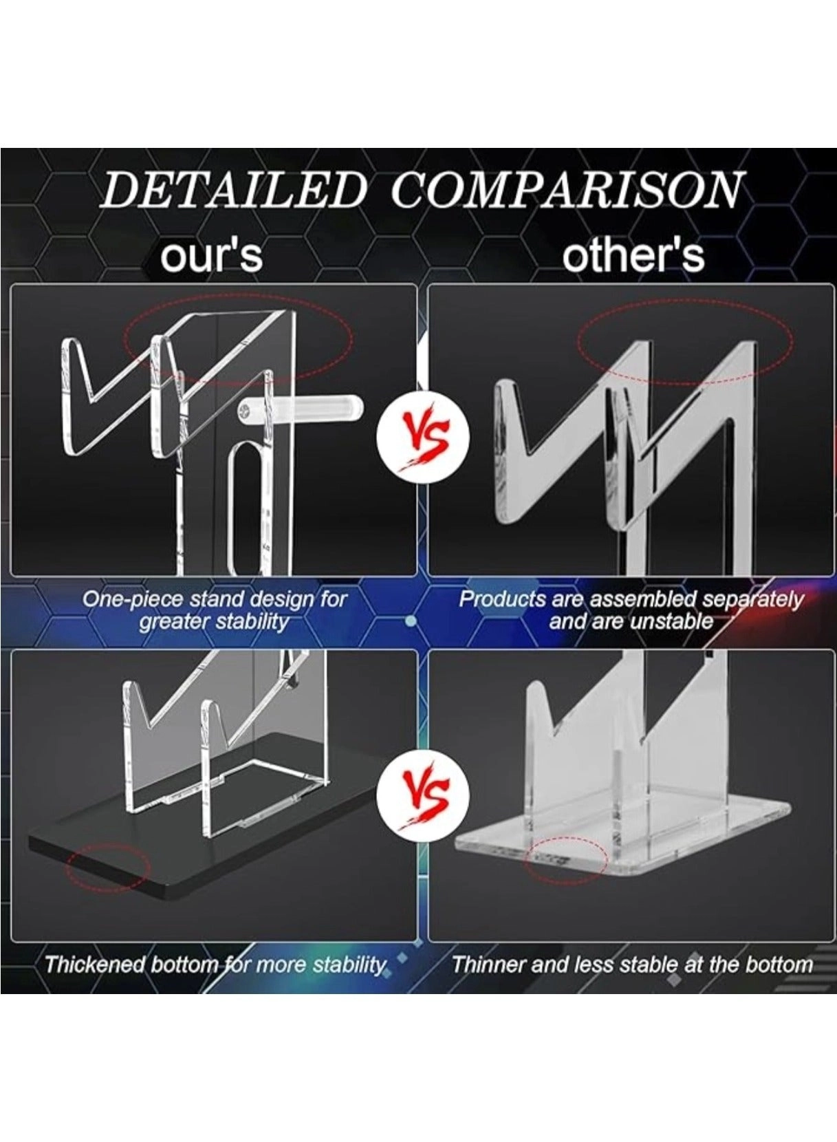 Controller Stand and Headset Holder - PS5 PS4 PS3 PS2 Xbox One Series X/S/Elite Switch Pro