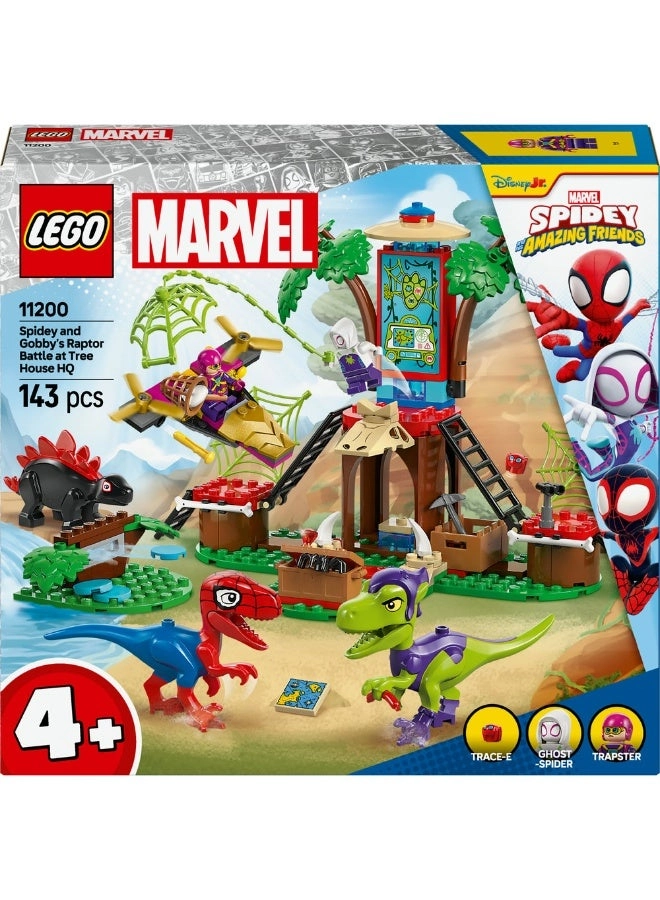 Marvel Spidey and Gobby’s Raptor Battle at Tree House HQ - Spider-Man