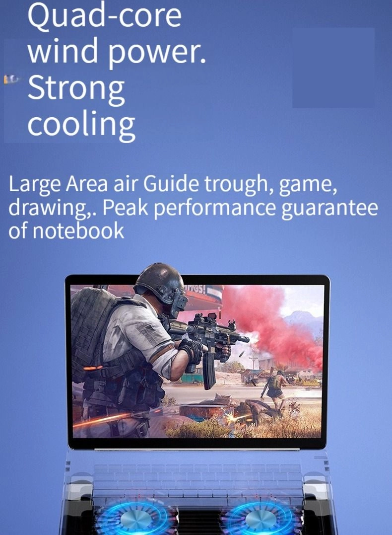 Laptop Cooling Table - Double fans