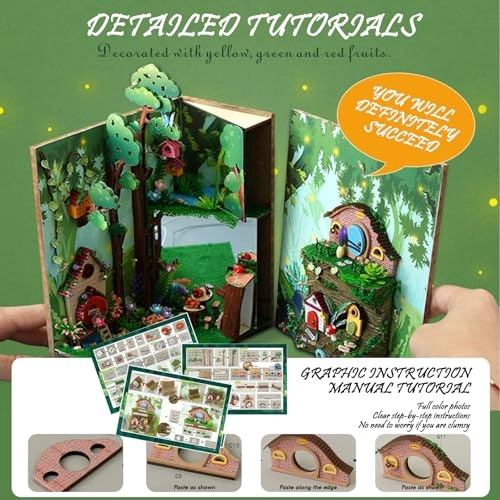 DIY Puzzle Dollhouse Kit - forest of the fireflies