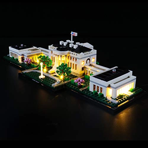 Led Lighting Kit for LEGO The White House 21054