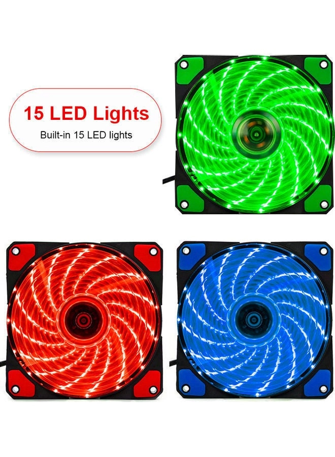 CPU LED Water Cooling Cooler - 80x80mm