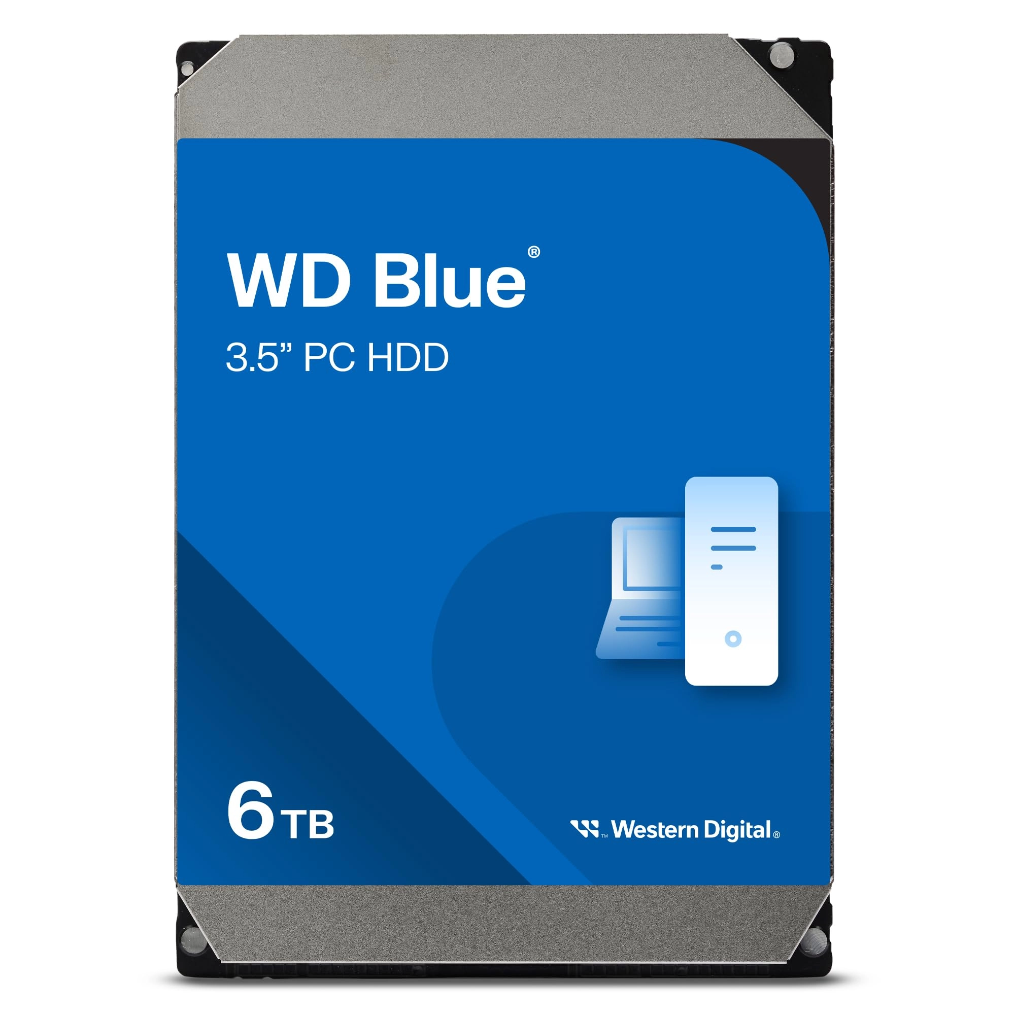 Adler WD Blue 3.5" 5400rpm SATA 6Gb/s (WD60EZAX-SPC8VB0) - 6TB