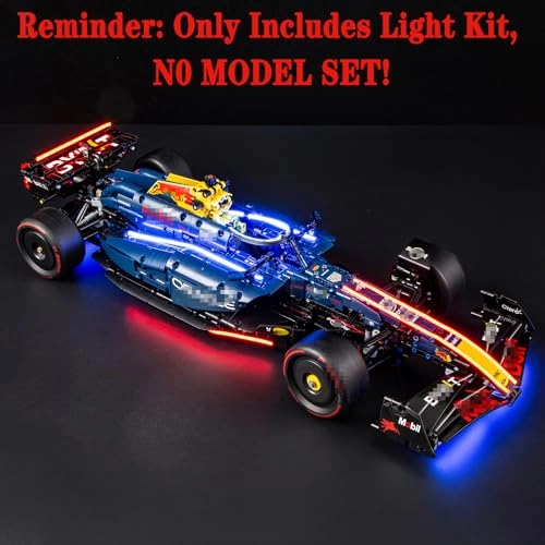 LED Light Set for LEGO F1 Oracle Red Bull Racing RB20 42206 Technic