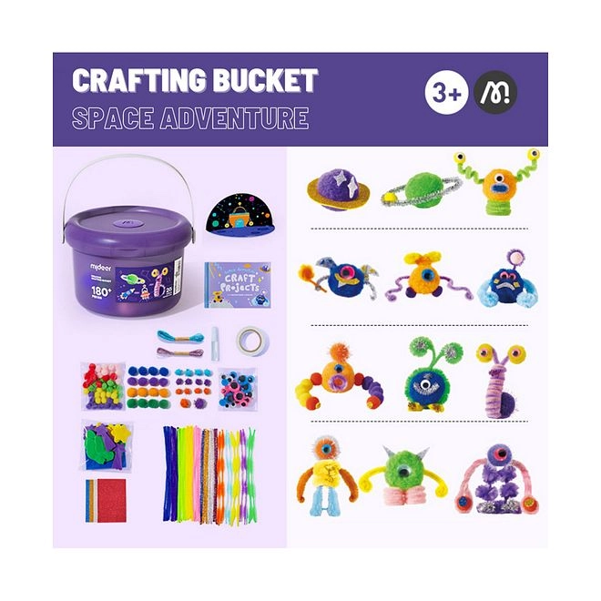 DIY Craft Bucket Space Adventure - 3+ years 180 pcs