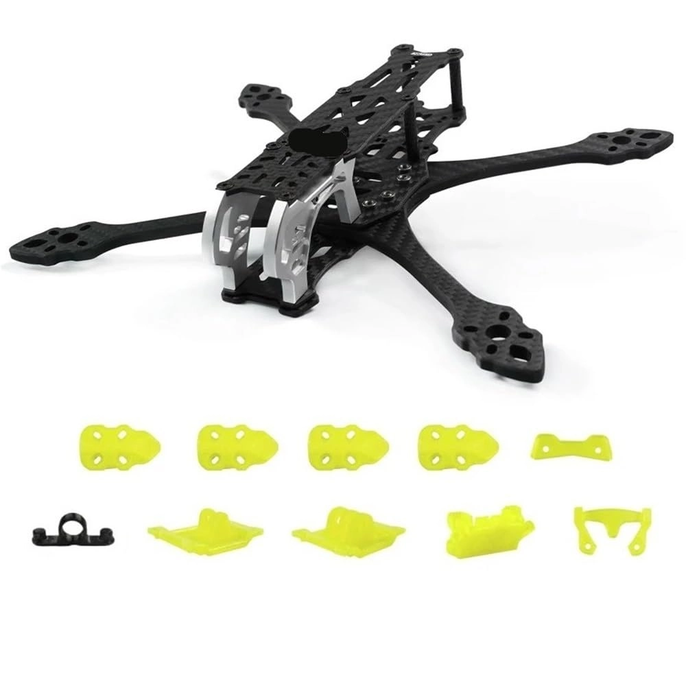 5 Inch Frame Wide X-Arm Kits - Suitable for G-MK5 M5 O3 Pro Black
