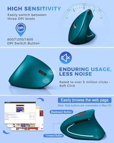 Vertical Mouse - Wireless