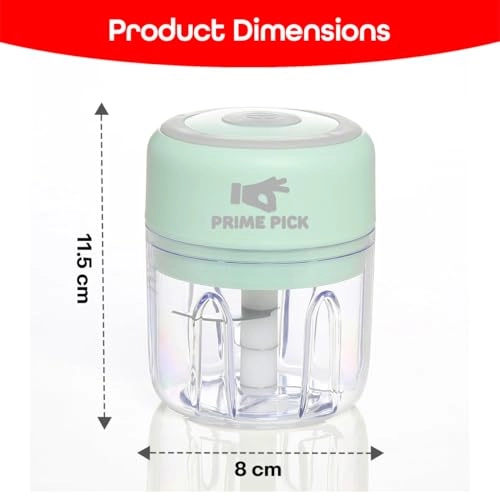 Mini Electric Garlic Chopper - 250ml USB Rechargeable