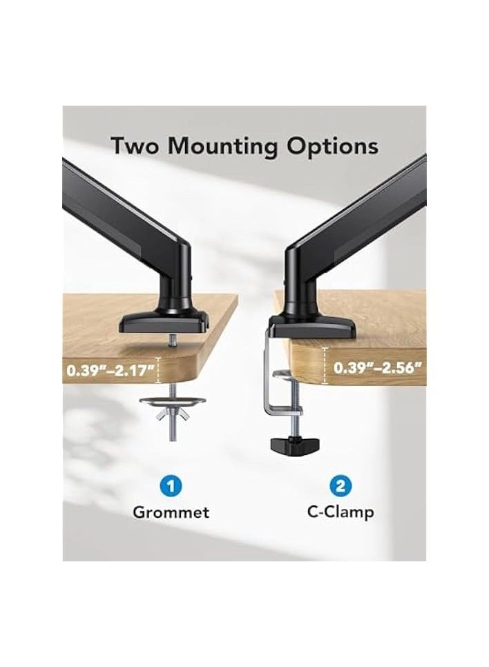 Monitor Mount Arm - Single 20 to 32 inches 75x75mm and 100x100mm