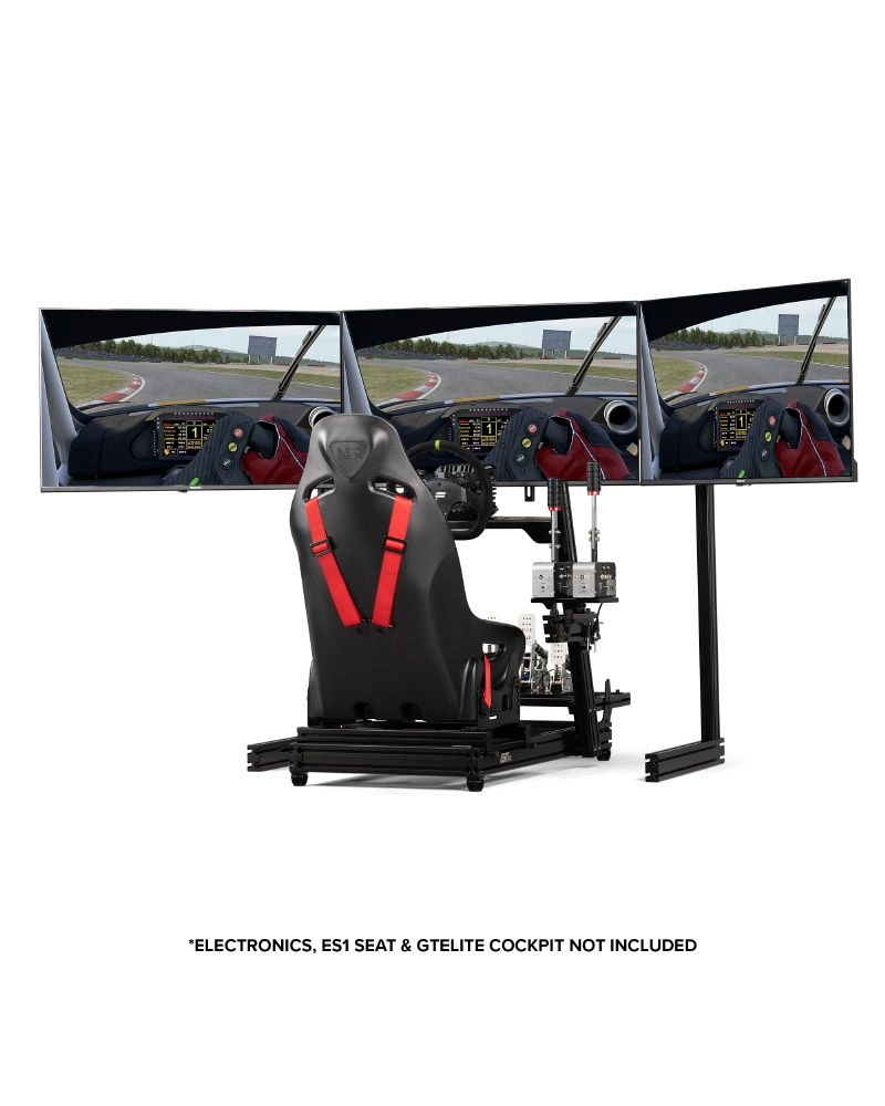 Elite Freestanding Complete Triple Monitor Stand