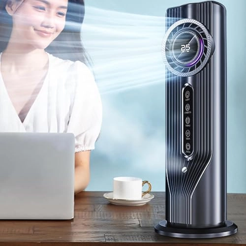 USB -driven Air Conditioning - 6 Speeds Gray