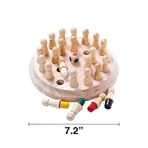 Memory Chess Game - Wooden Educational