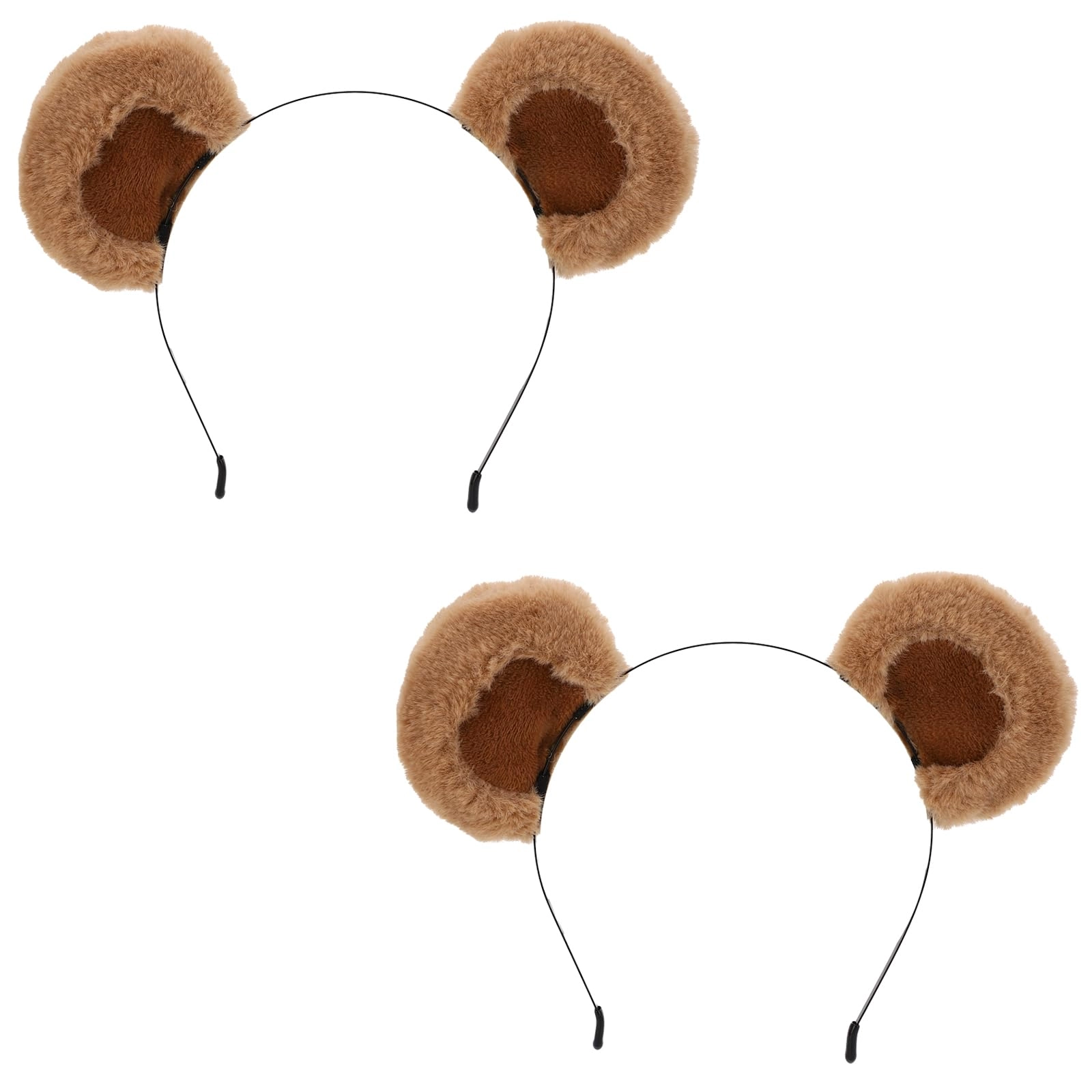 beviliu Bear Ears Headband - Animal 2 Count Adult