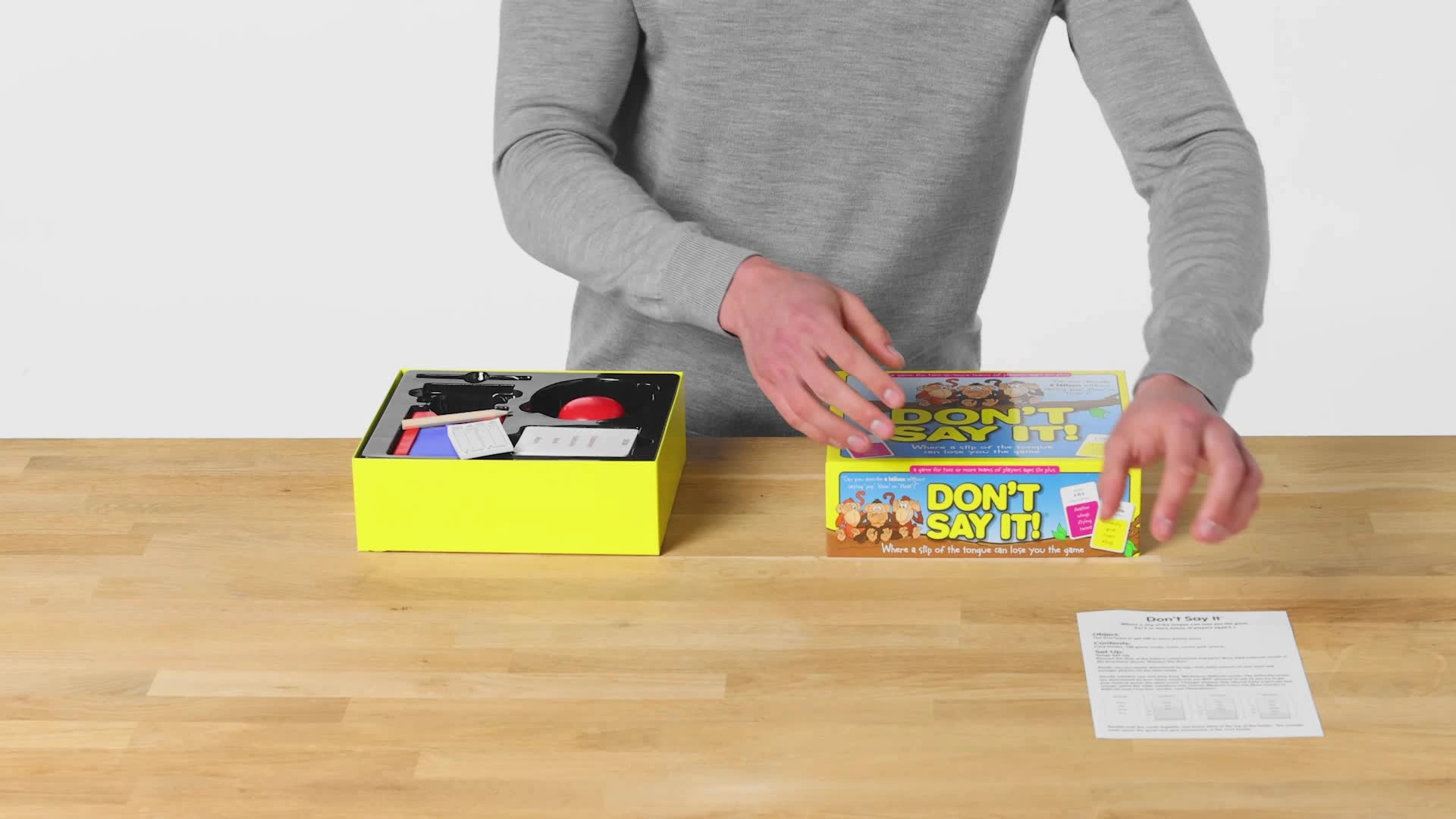 Don't Say It - 6 years and up 6 pieces